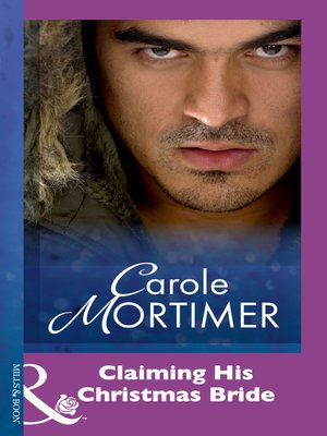 cover image of Claiming His Christmas Bride